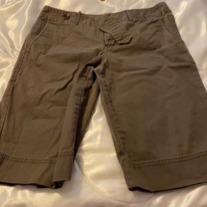 Khaki green Eddie Bauer long shorts